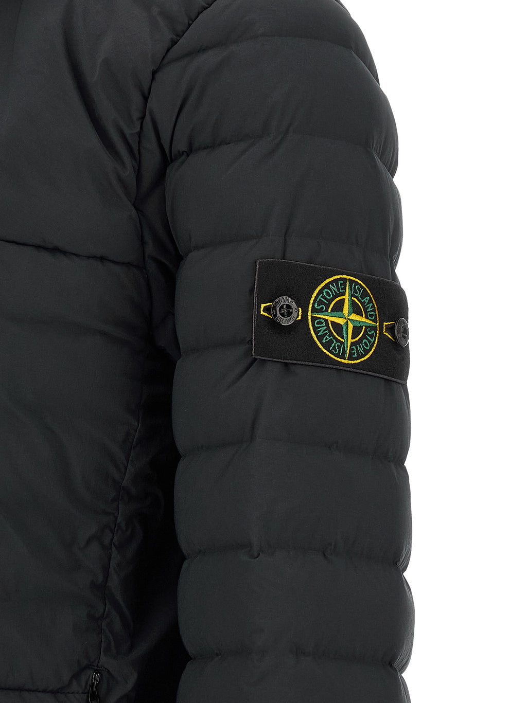 Schwarze Polyamid-Shell-Jacke