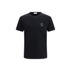 Schwarzes Baumwoll-T-Shirt