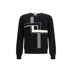 Schwarzer Kaschmirpullover