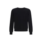 Schwarzer Kaschmirpullover