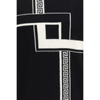 Schwarzer Kaschmirpullover