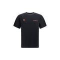 Schwarzes Baumwoll-T-Shirt