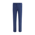 Blaue Baumwollhose