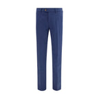Blaue Baumwollhose
