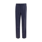 Blaue Hose aus Wolle Oves Aries