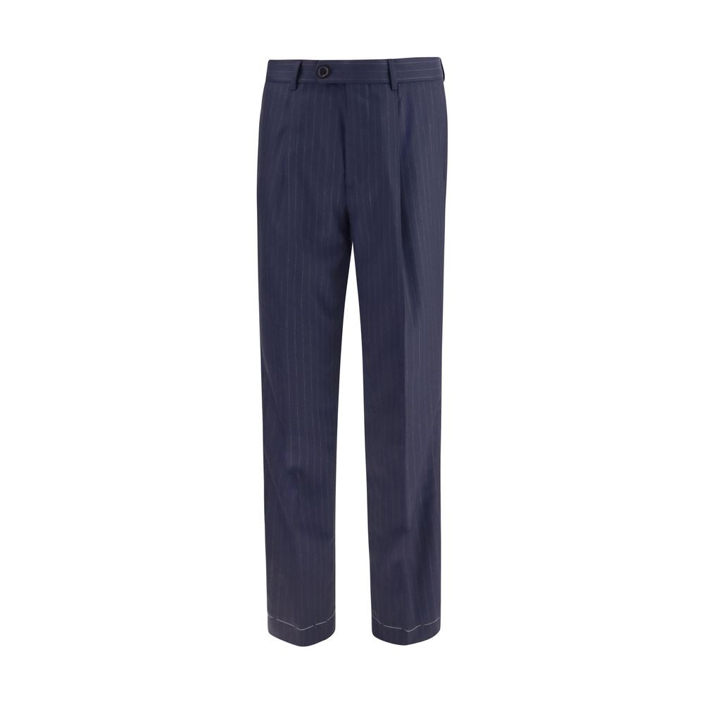 Blaue Hose aus Wolle Oves Aries