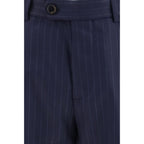 Blaue Hose aus Wolle Oves Aries