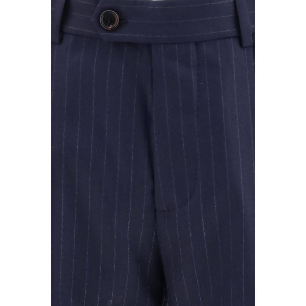 Blaue Hose aus Wolle Oves Aries