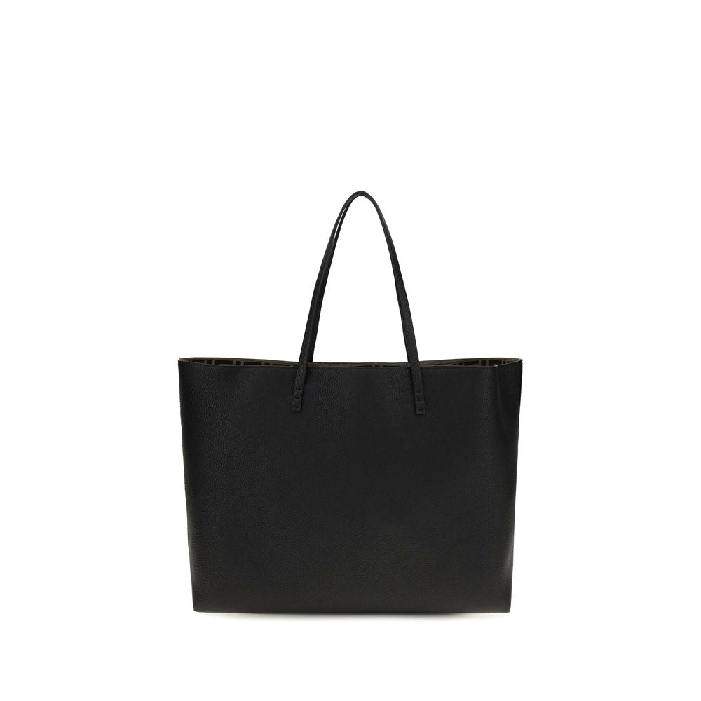 Schwarze Bos Taurus Kalbsleder Schultertasche