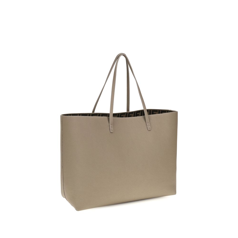 Beige Kalbsleder Bos Taurus Schultertasche