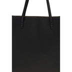 Schwarze Bos Taurus Kalbsleder Schultertasche