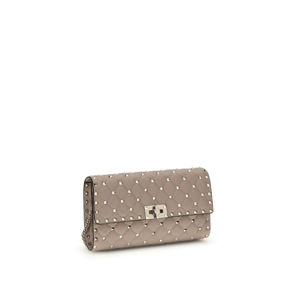 Beige Kalbsleder Bos Taurus Schultertasche