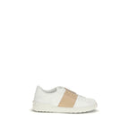 Weiße Low-Top-Sneaker aus Kalbsleder Bos Taurus