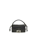 Schwarze Lammleder Schultertasche Ovis Aries Aries