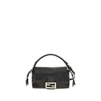Schwarze Lammleder Schultertasche Ovis Aries Aries