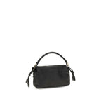 Schwarze Lammleder Schultertasche Ovis Aries Aries
