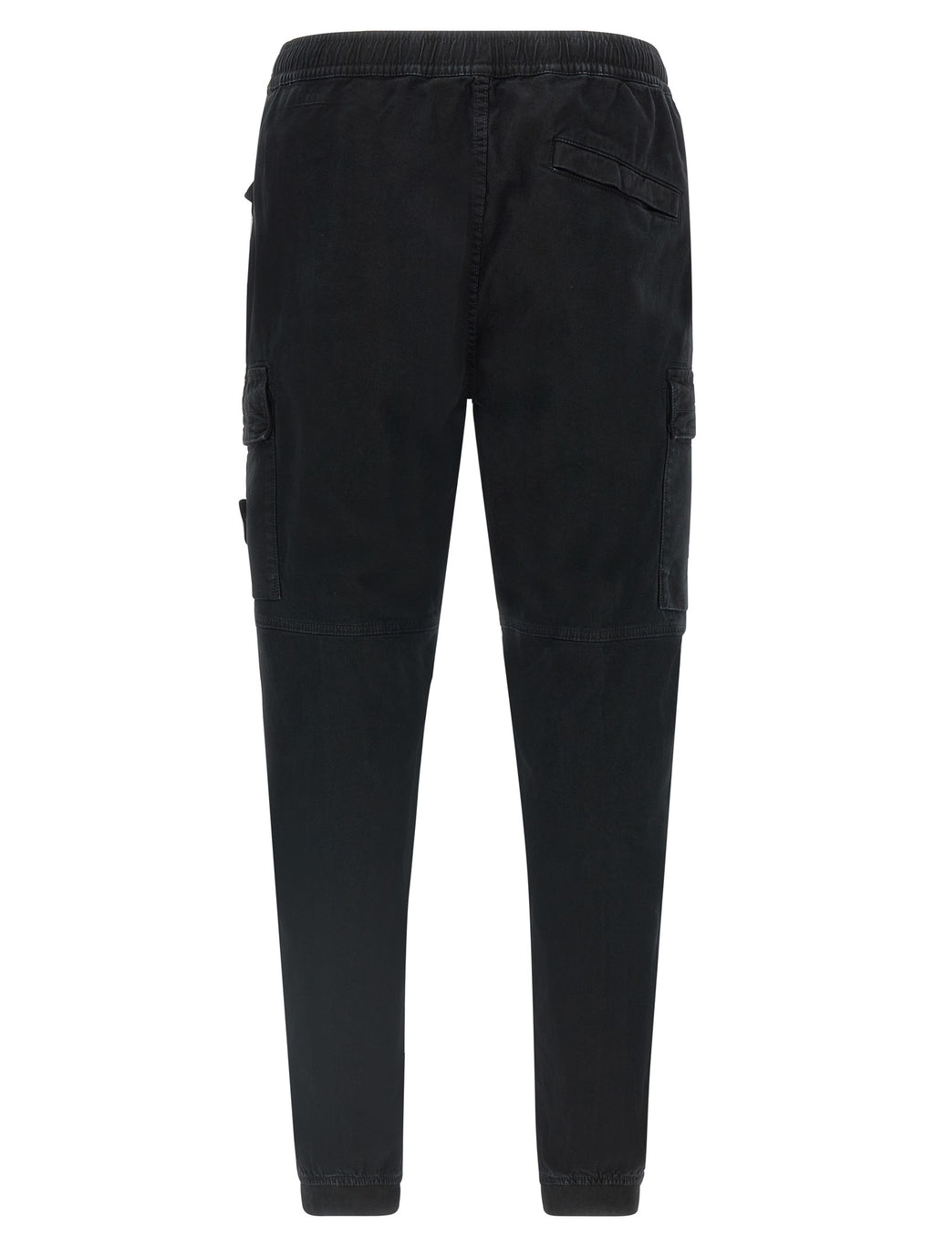 Schwarze Cargo-Hose aus Baumwolle