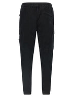 Schwarze Cargo-Hose aus Baumwolle