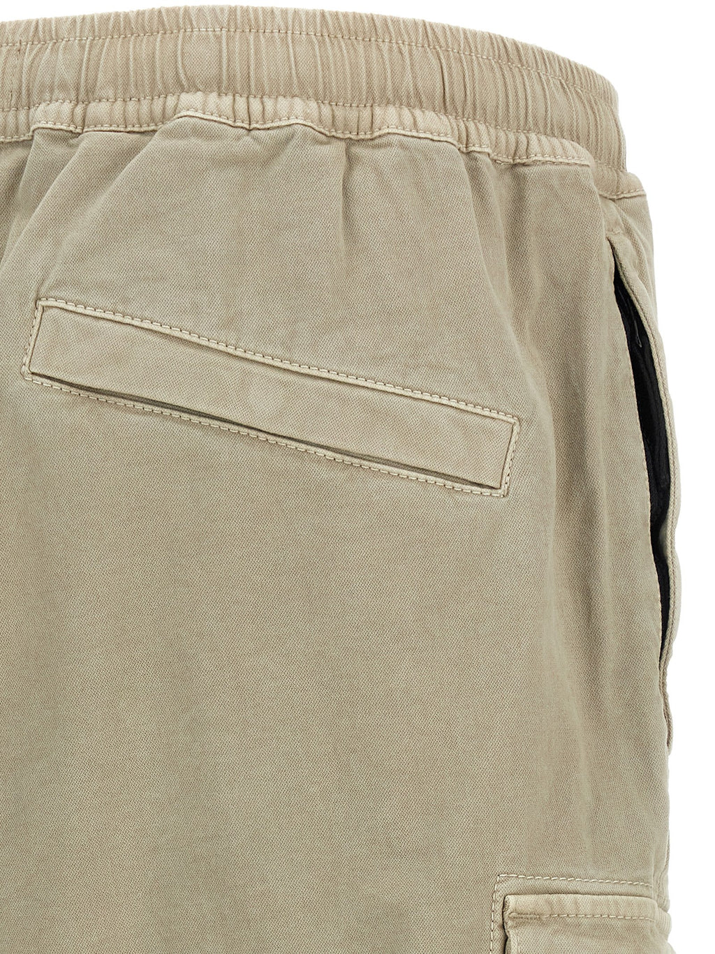 Beige Baumwoll-Cargo-Hose