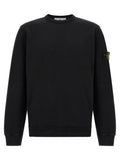 Schwarzer Baumwoll-Sweatshirt