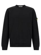 Schwarzer Baumwoll-Sweatshirt