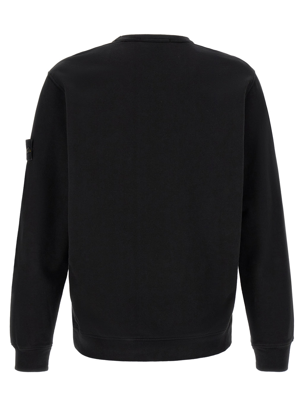 Schwarzer Baumwoll-Sweatshirt