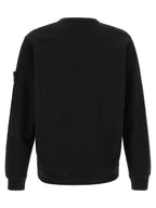 Schwarzer Baumwoll-Sweatshirt