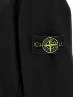 Schwarzer Baumwoll-Sweatshirt
