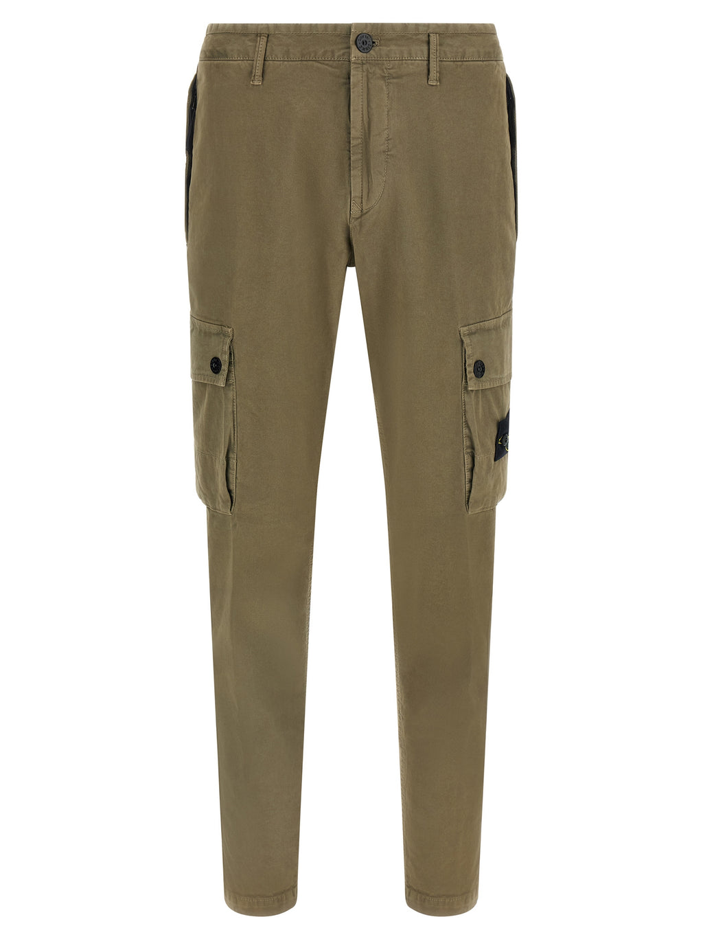 Zweifarbige Baumwoll-Cargohose