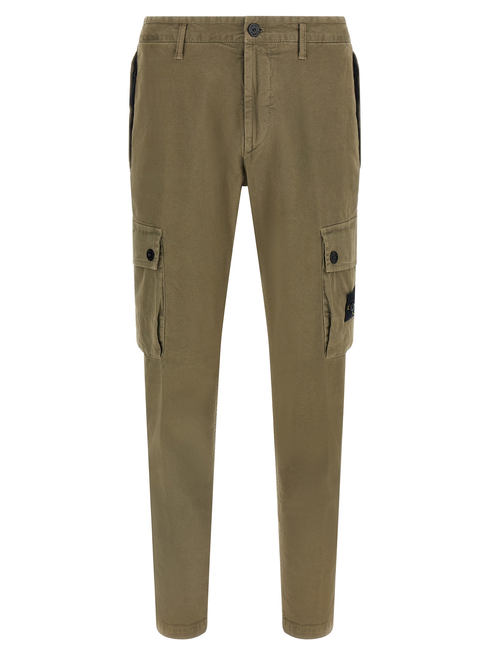 Zweifarbige Baumwoll-Cargohose