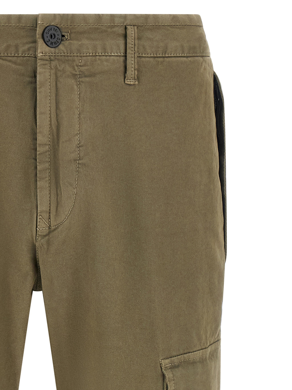 Zweifarbige Baumwoll-Cargohose