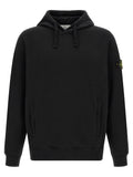 Schwarzer Baumwoll-Sweatshirt