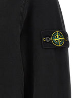 Schwarzer Baumwoll-Sweatshirt