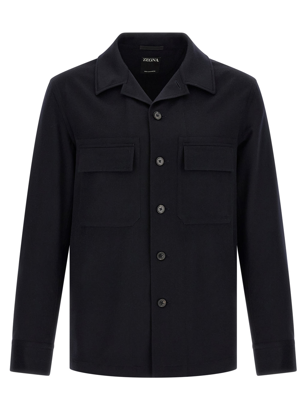 Blaue Wollbluse