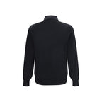 Schwarzes Langarm-T-Shirt aus Baumwolle