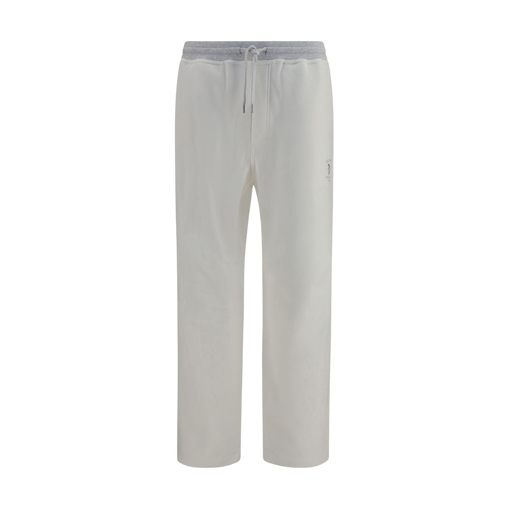 Weiße Baumwollhose im Casual-Look