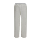 Weiße Baumwollhose im Casual-Look