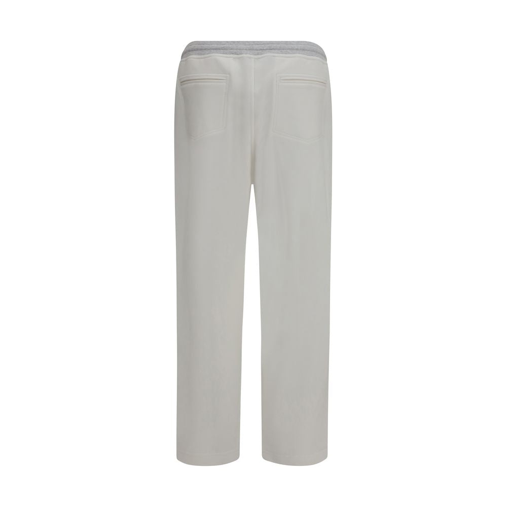 Weiße Baumwollhose im Casual-Look