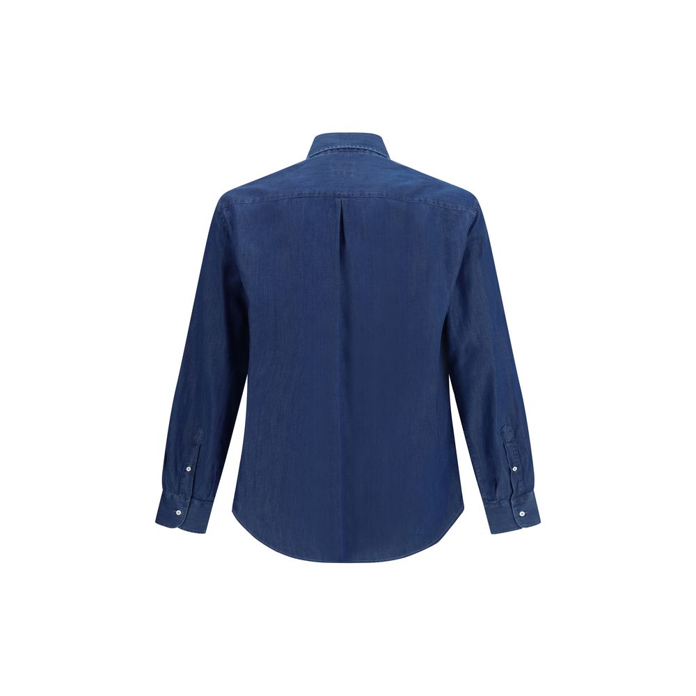Blaues Denim-Hemd