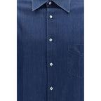 Blaues Denim-Hemd