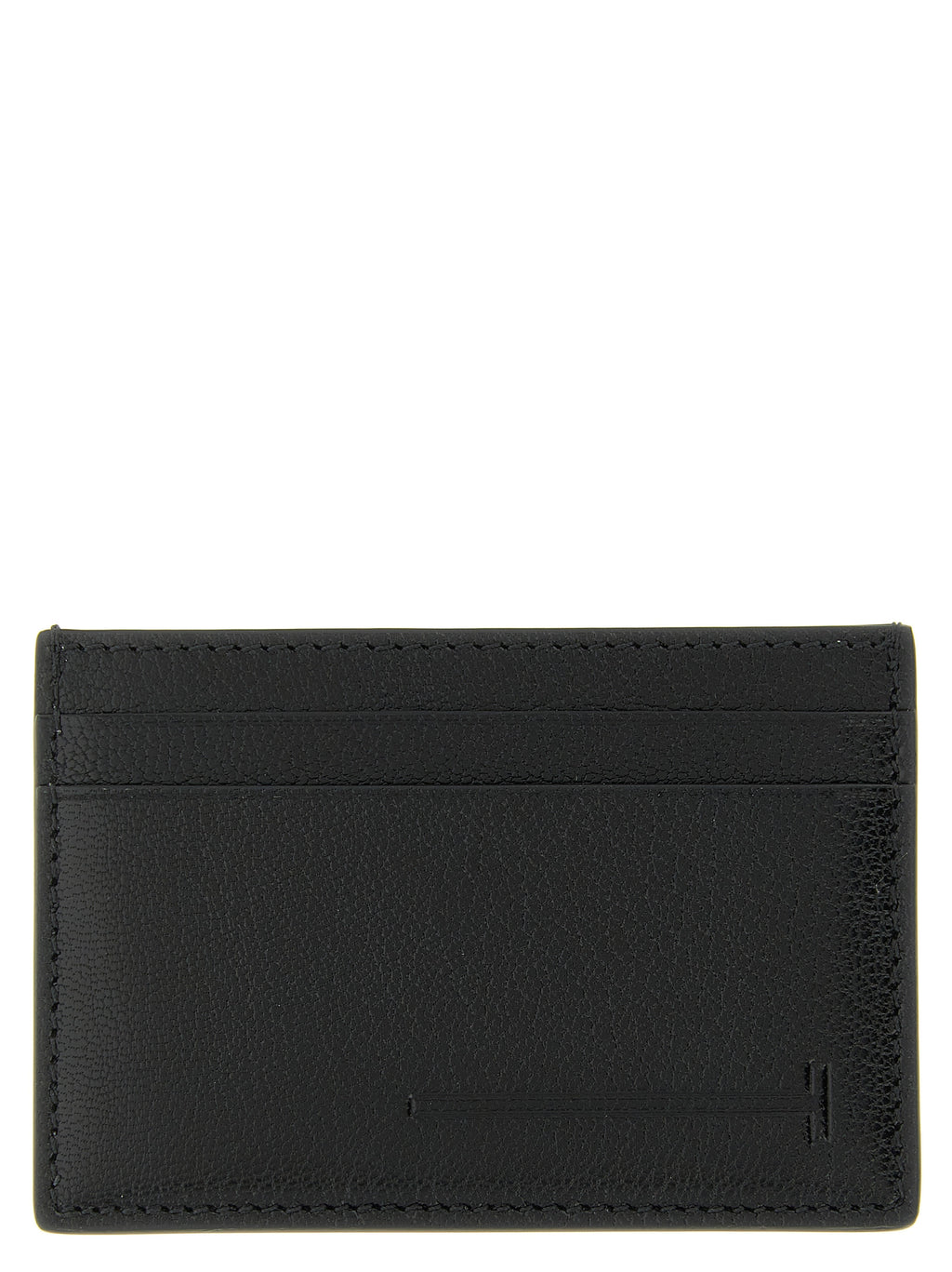 Schwarzes Kartenetui aus Leder 325820BM