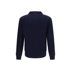 Blauer Wollpullover Oves Aries