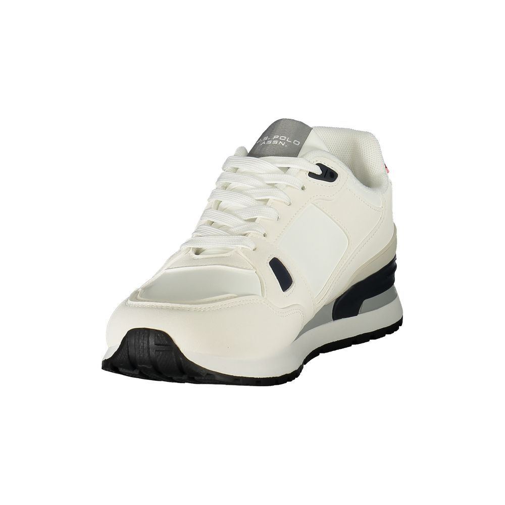Herren-Sneaker aus weißem Polyurethan