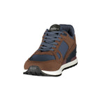 Herren-Sneaker aus braunem Polyurethan
