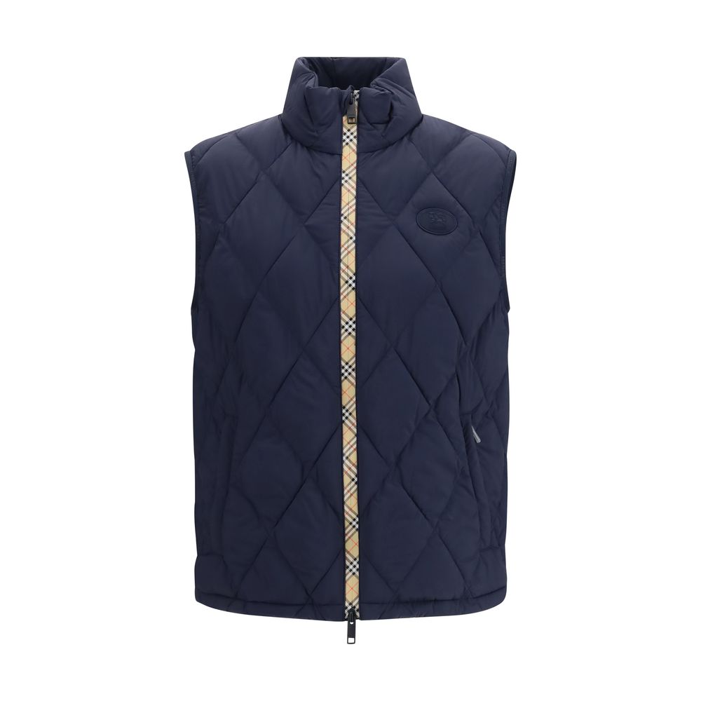 Blaue Ärmellose Jacke aus Polyamid