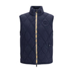 Blaue Ärmellose Jacke aus Polyamid