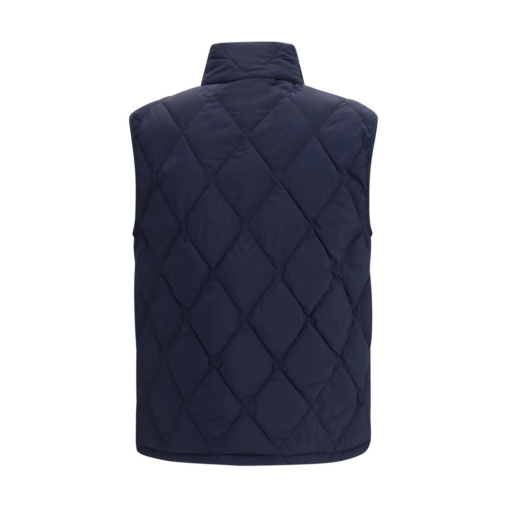Blaue Ärmellose Jacke aus Polyamid
