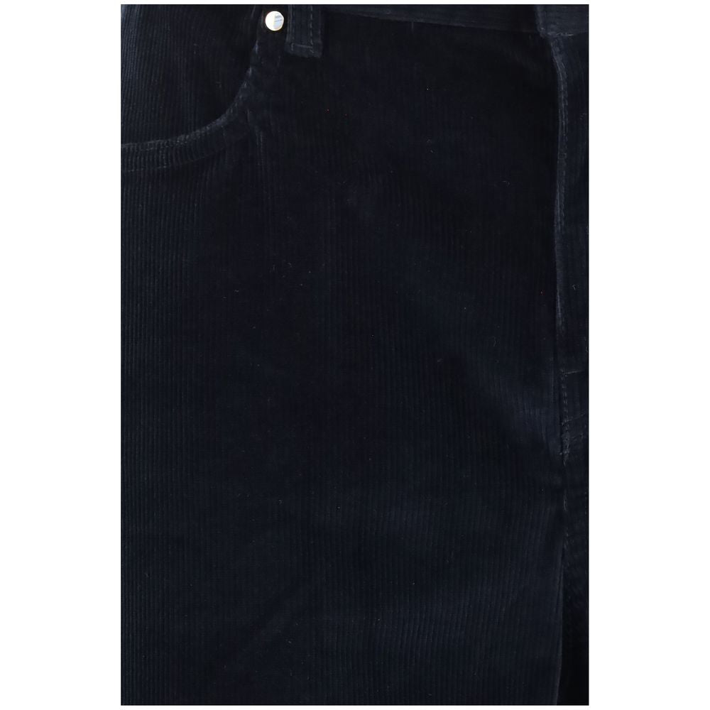 Blaue Baumwollhose