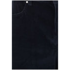 Blaue Baumwollhose