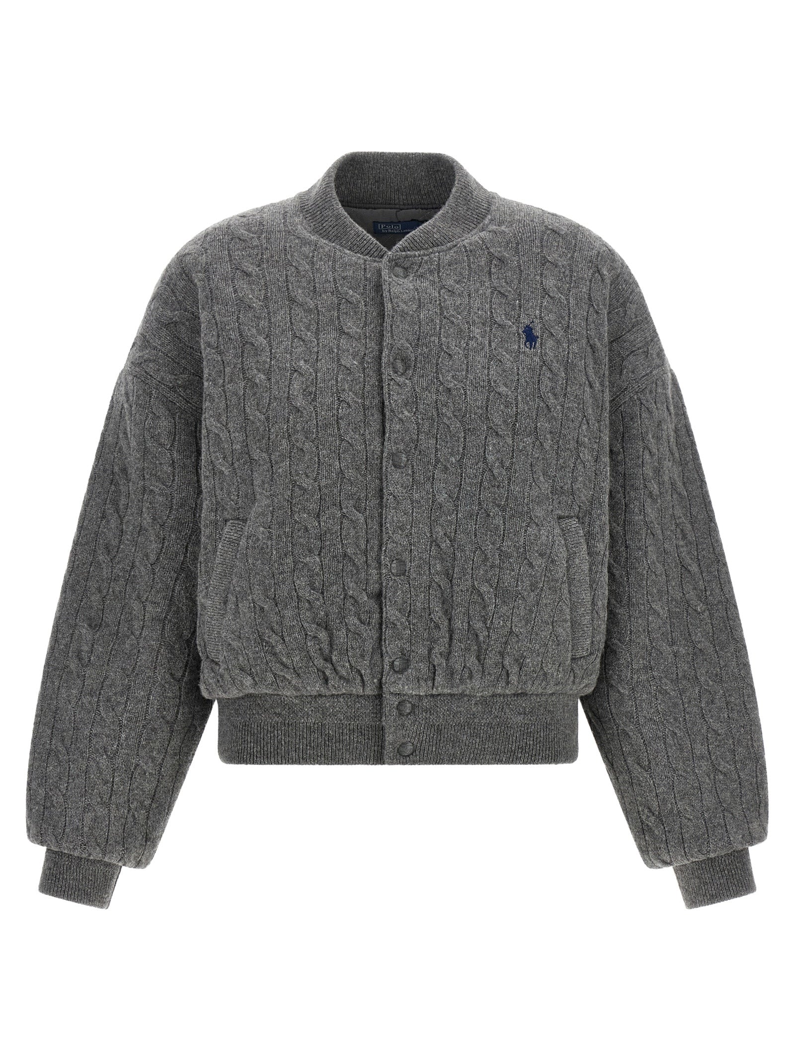 Grauer Woll-Bomber Polo Ralph Lauren